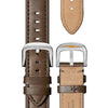 Shinola - The Canfield Alabaster Dial Brown Leather Watch 