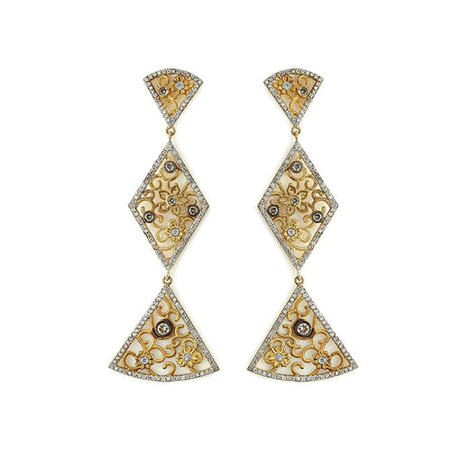lavianojewelers - 18K Yellow Gold and Multi-Diamond 
