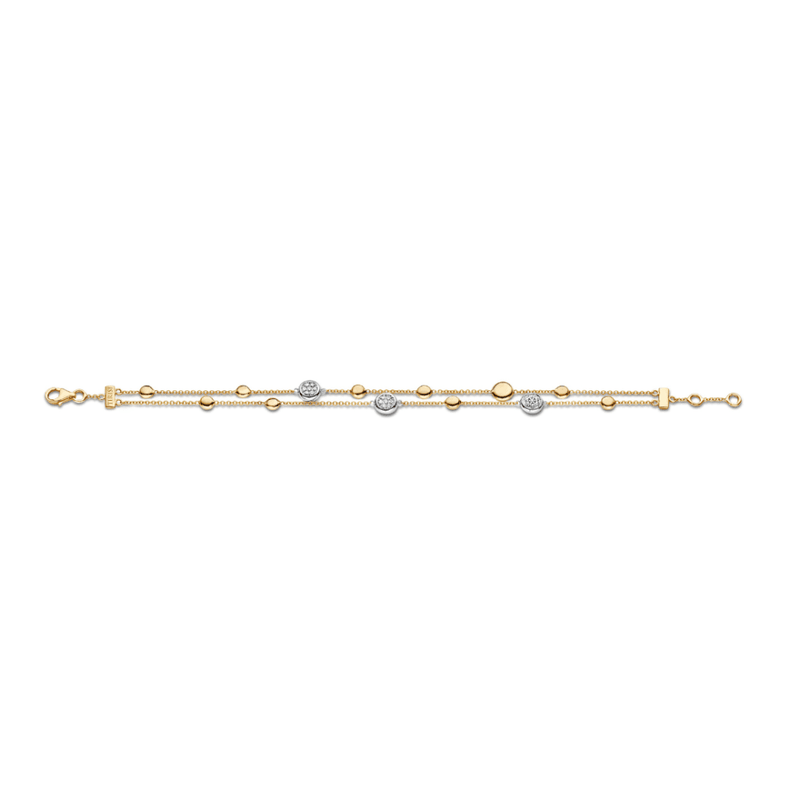 Tirisi Jewelry Bracelets - 18K Two-Tone Diamond Bracelet |