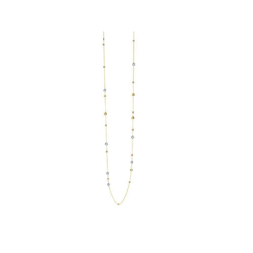lavianojewelers - 18K Two-Tone Station Necklace | LaViano 