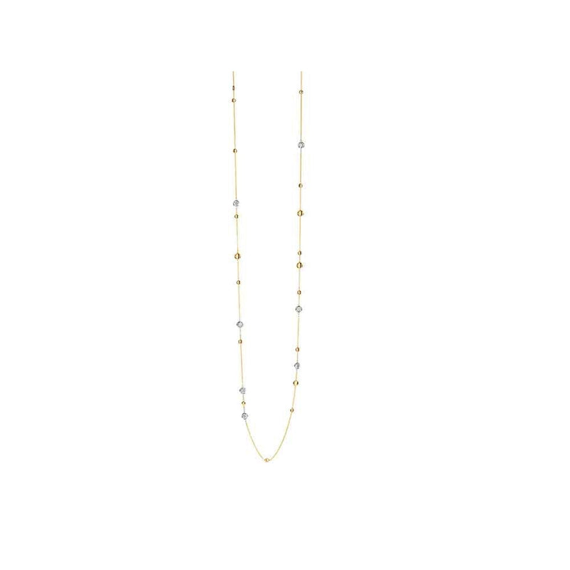 lavianojewelers - 18K Two-Tone Station Necklace | LaViano 